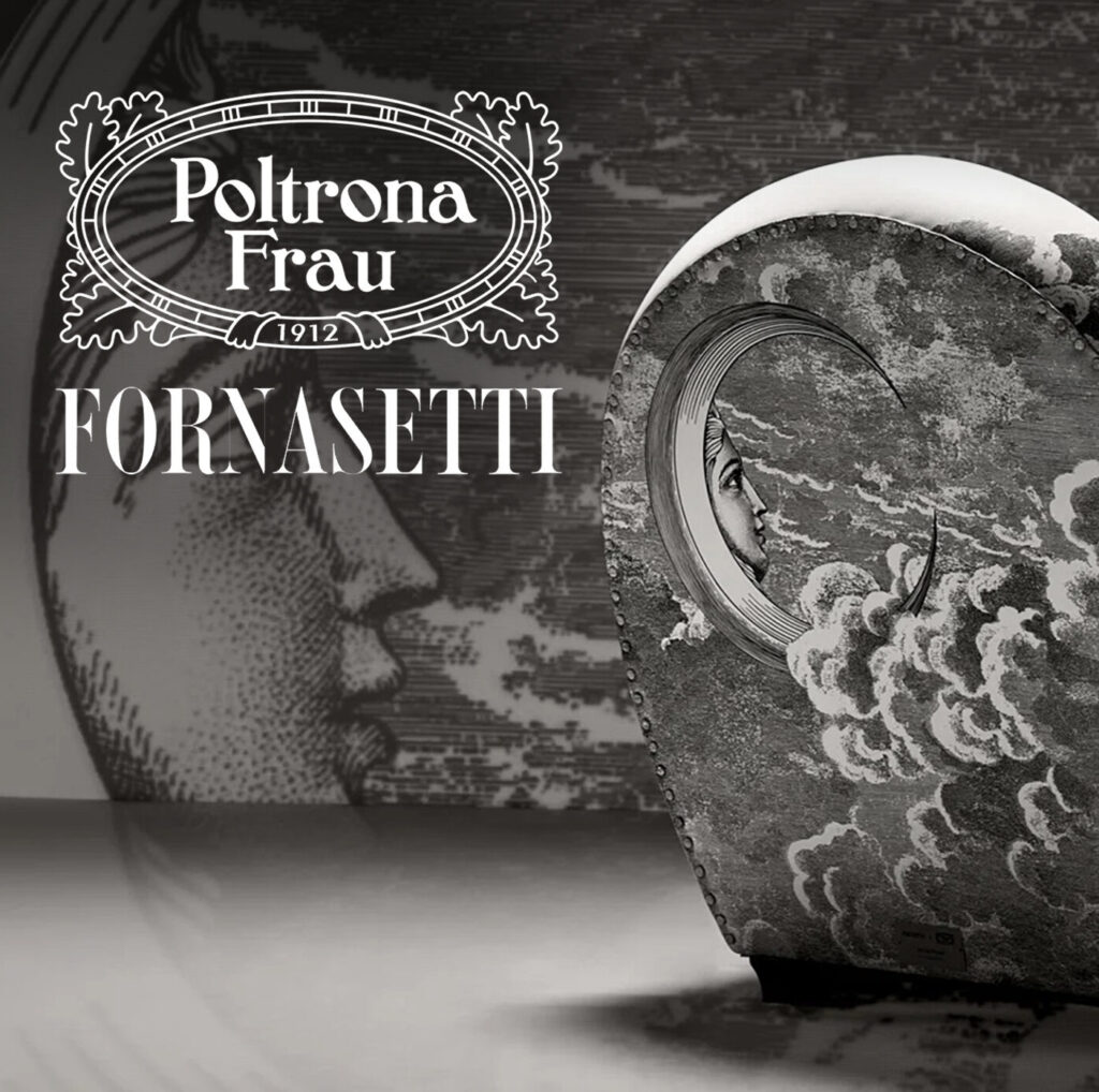 Poltrona Frau и Fornasetti совместно представляют новую интерпретацию культового кресла.